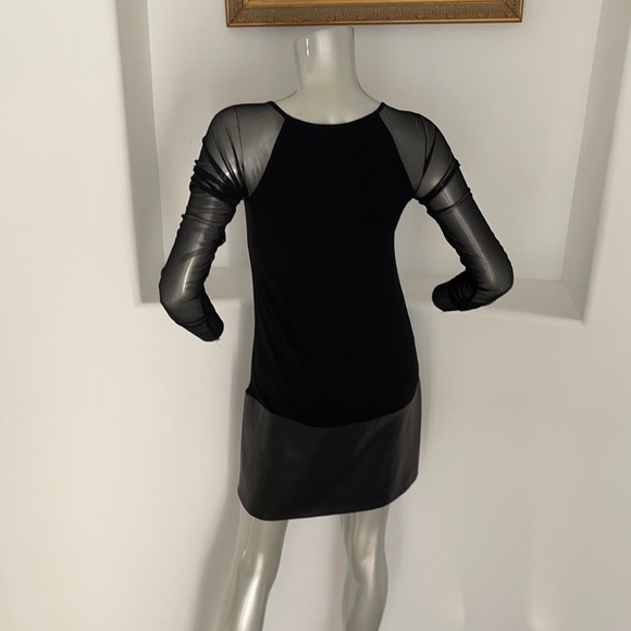 BAILEY-44--DRESS BLACK/FAUX-LEATHER-COMBO SIZE - Picture 2 of 11